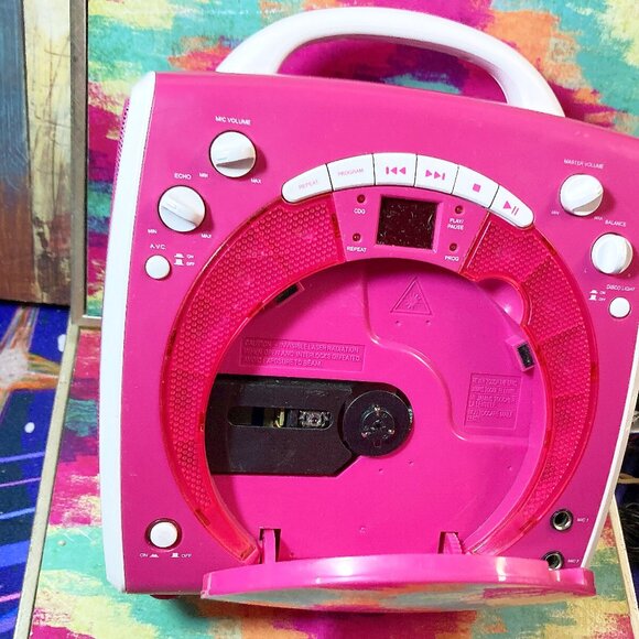 THE SINGING MACHINE MODEL: SML-283P - PORTABLE CDG KARAOKE CD PLAYER LINE IN/OUT - Picture 6 of 6